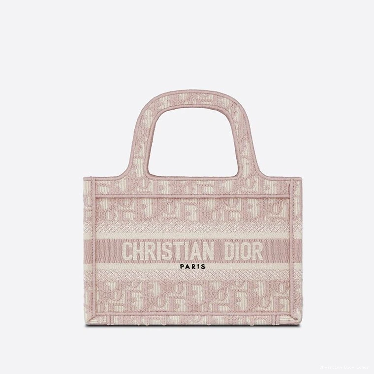 Cheap Pink Oblique Tote Dior Mini Motif Book Canvas 0809 Luxury